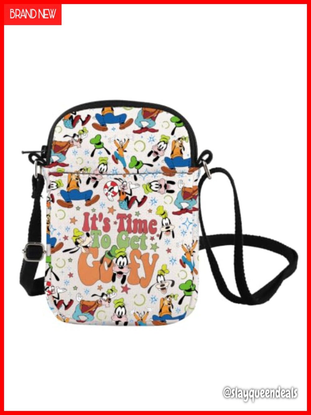 FOTAP Funny Cartoon Dog Crossbody Bag Polyester Messenger Bag Gift